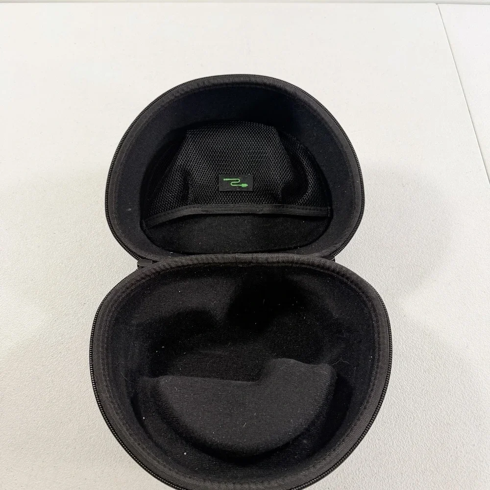 Genuine Razer Kraken Gaming Headset‎ Headphones Zip Around Black Leather Case